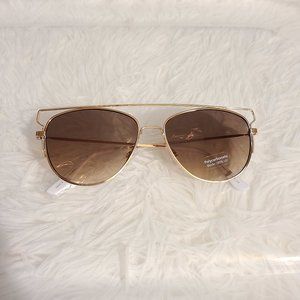 Light brown aviator sunglasses new boutique